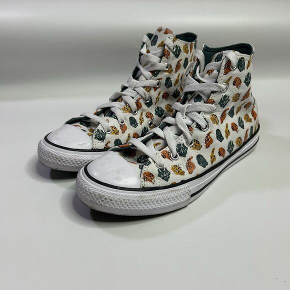 Converse All-Star DINOVERSE Chuck Taylor High Tops Dinosaur Shoes Big Kids 6 - Picture 1 of 9